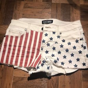 American flag shorts